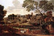 Nicolas Poussin Landscape with the Funeral of Phocion oil painting on canvas